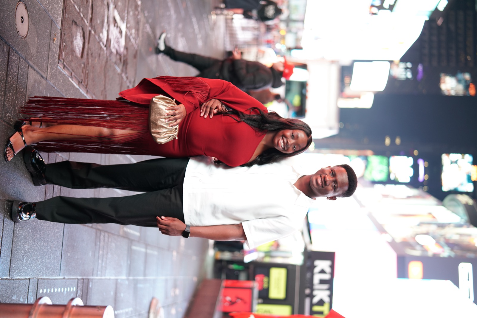 the two of us, Times Square